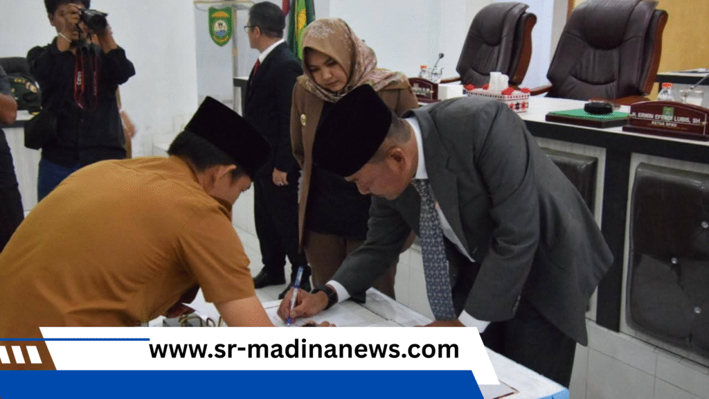 Pemkab Madina dan DPRD Sepakati RPJMD 2025–2029.