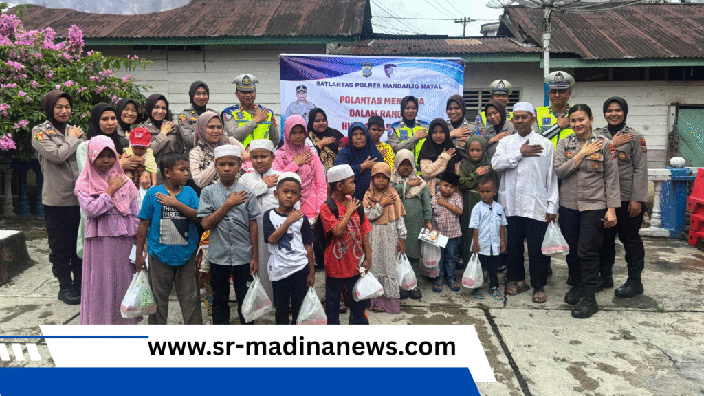 Sambut Harlantas Bhayangkara, Polres Madina Santuni Anak Yatim.