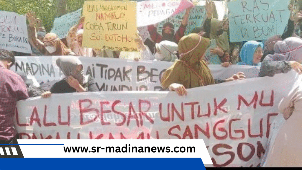 Umak-umak Pedagang Pasar Baru Bersatu dengan Mahasiswa dan Masyarakat, Sampaikan Aspirasi.