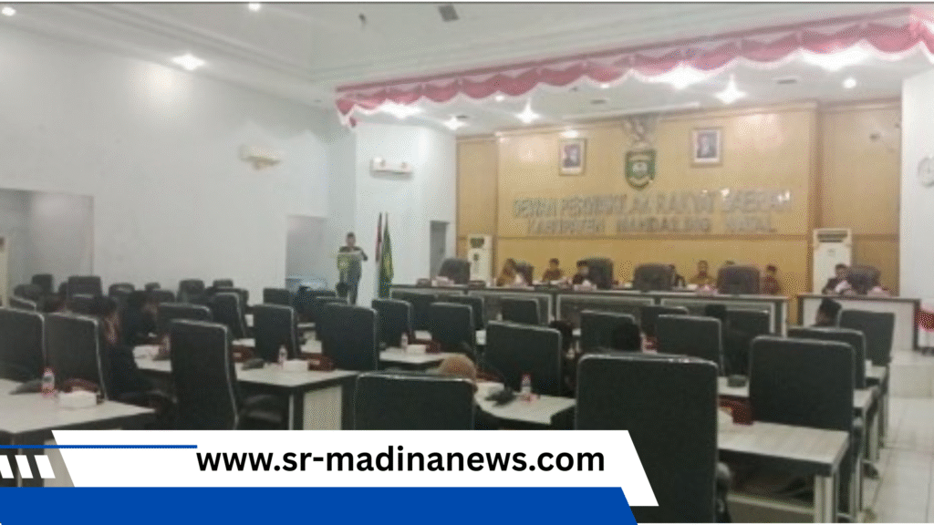 DPRD Madina Gelar Rapat Paripurna Pembahasan RANPERDA