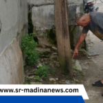 Warga Desak PLN Segera Ganti Tiang Listrik Yang Nyaris Patah