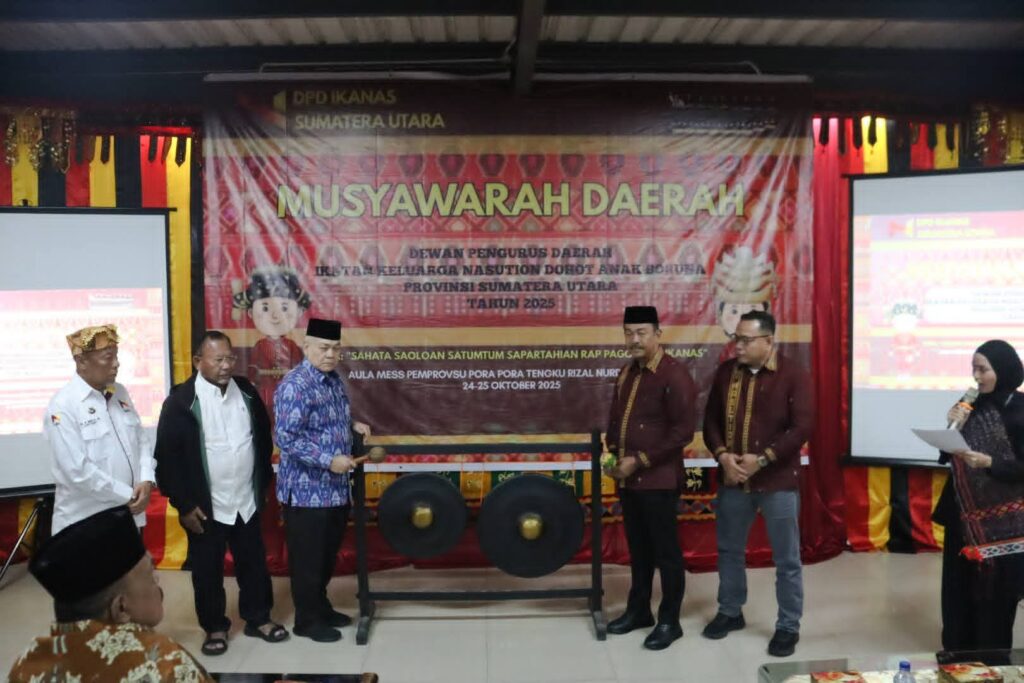 Ketua Umum Ikantan Keluarga Nasution, Buka Musda Di Sumut