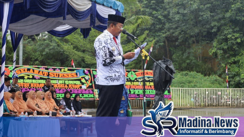 Langit Meneteskan Air, Saipullah Nasution Hayati Peran Guru.