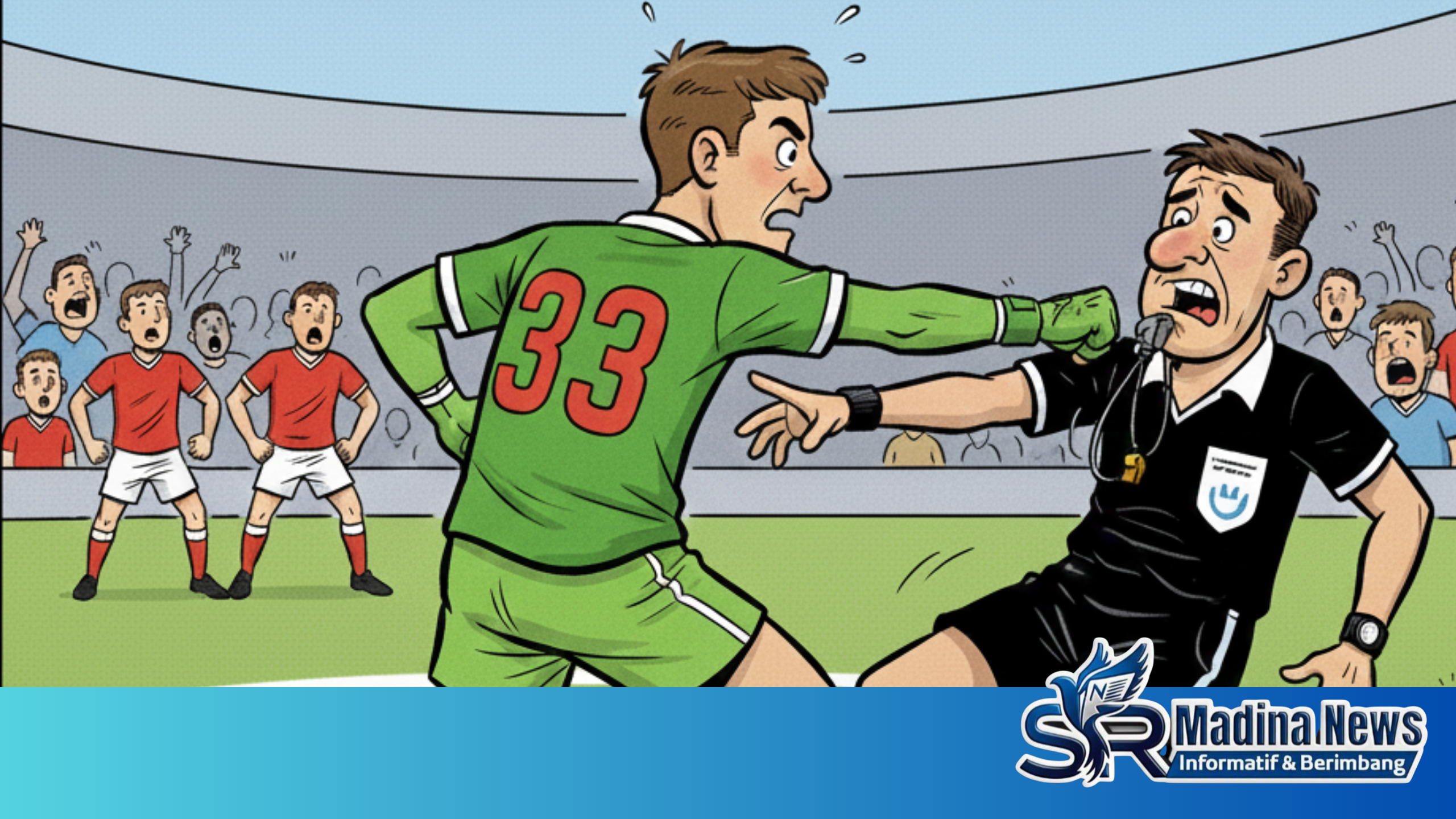 Pemukulan Wasit Berujung Sanksi Berat, Komdis PSSI Madina Jatuhkan Hukuman Tegas