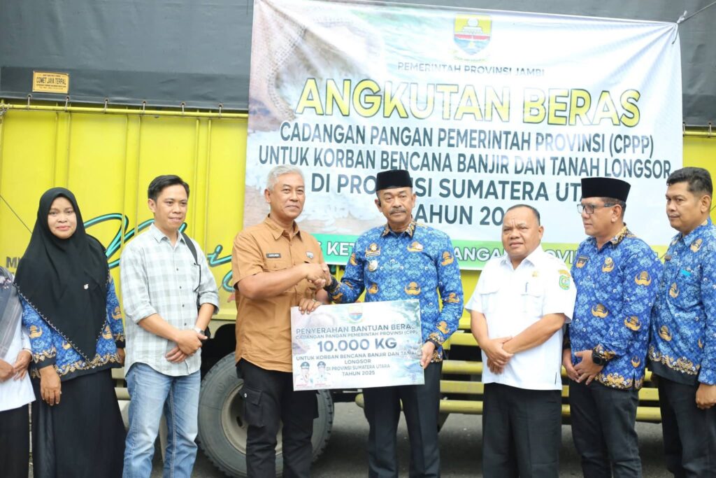 Pemkab Madina Terima Bantuan Beras 10 Ton Dari Provinsi Jambi