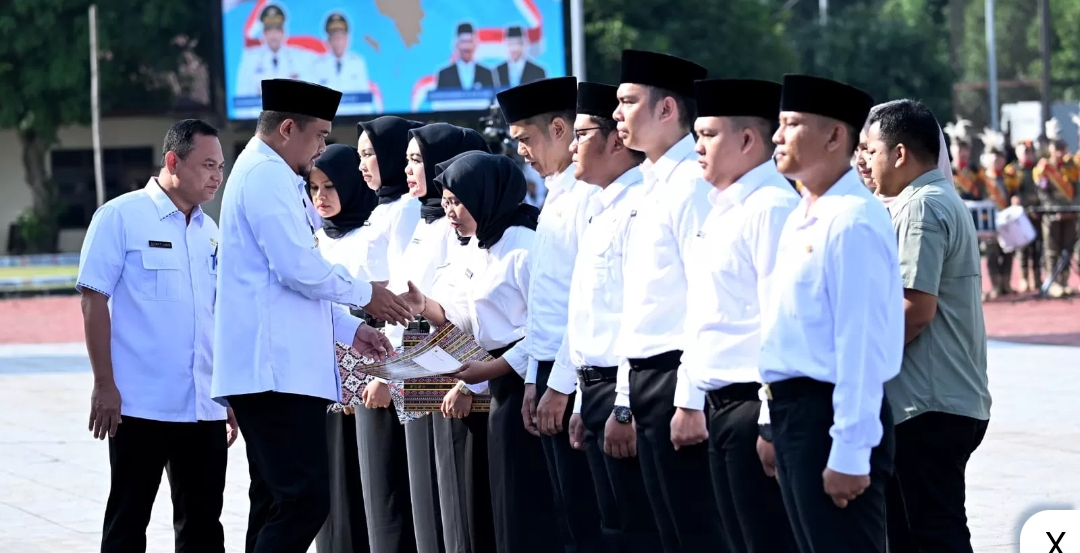 Tingkatkan Kualitas SDM, Bobby Nasution Angkat 11.625 PPPK Paruh Waktu Di Pemprov Sumut