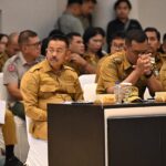 Bupati Madina Ikuti Rakor Pemulihan Pascabencana Di aula Raja Inal Siregar