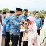 Saipullah Nasution Serankan Santunan Kepada 83 Anak Yatim Di Aek Galoga, Panyabungan