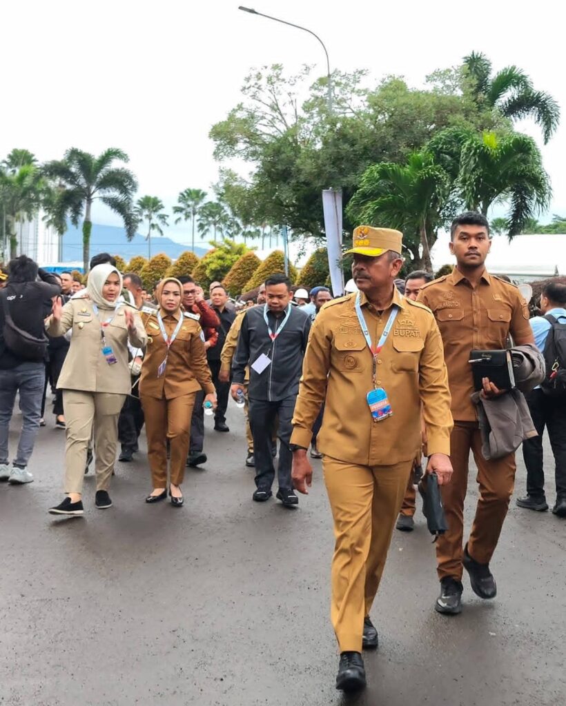 Seluruh Pucuk pimpinan Forkopimda Madina Hadiri Rakornas Tahun 2026 Di Bogor