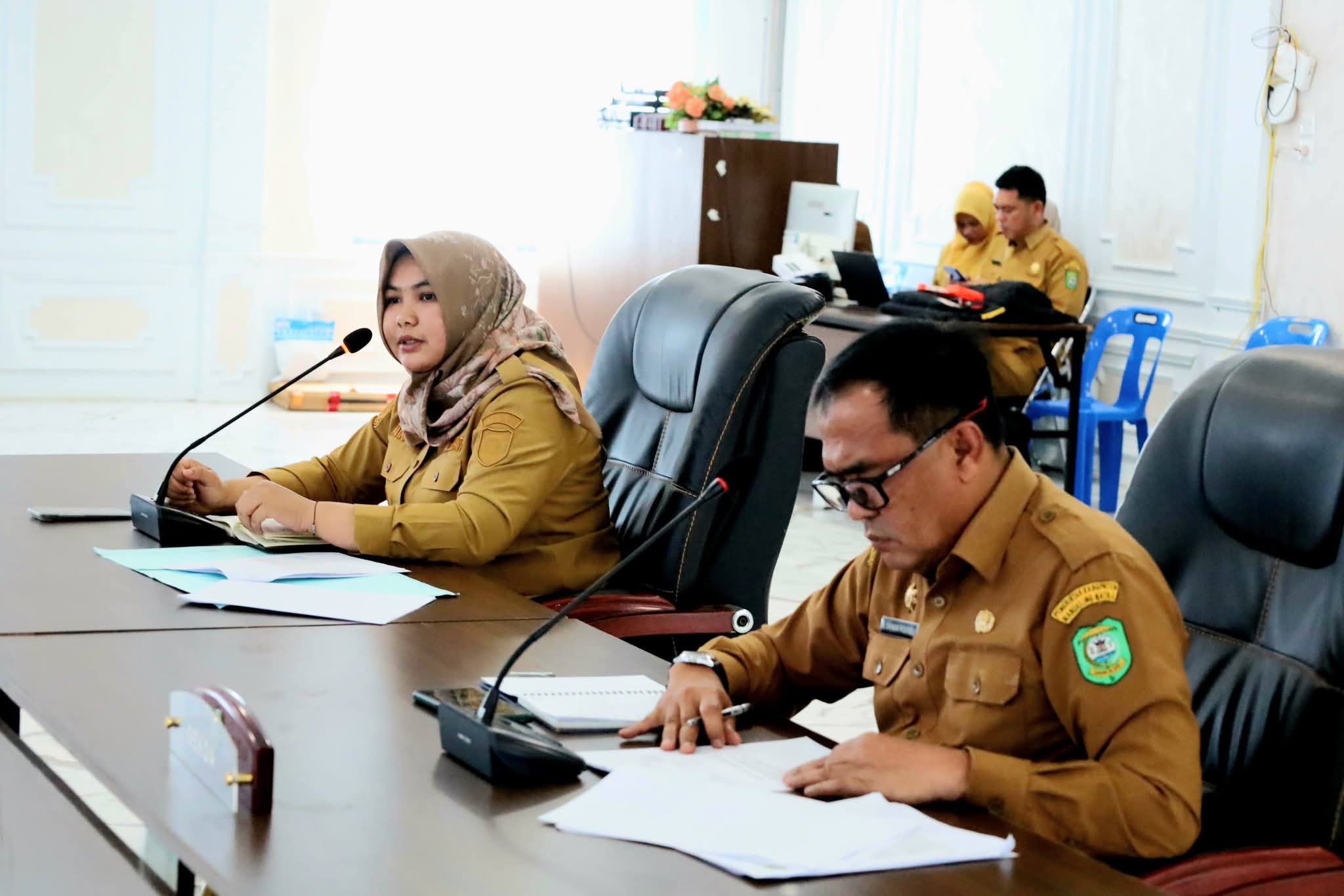 Pemkab Madina Gelar Rapat Konsolidasi Dan Evaluasi Bersama Kordinator Wilayah BGN