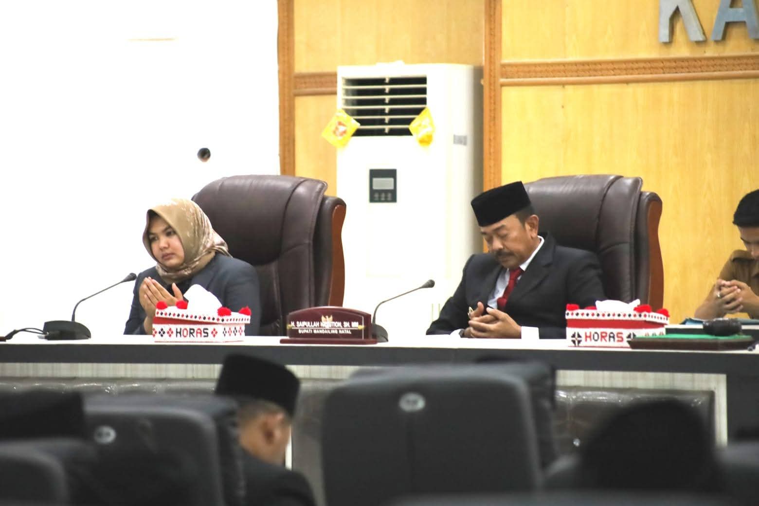 Bupati Paparkan Sejumlah Pencapaian Di Sidang Paripurna HUT Madina Ke-27