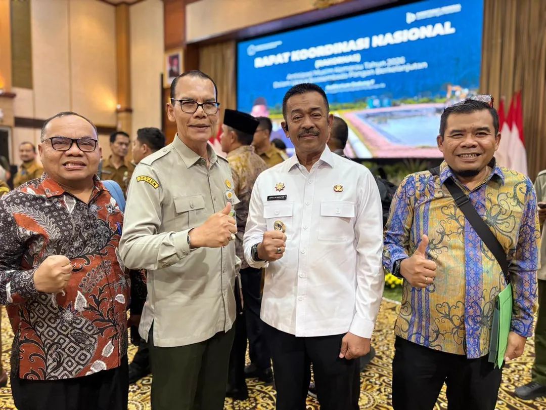 Bupati Ikuti Rakor Mitigasi Kekeringan Ekstrem Di Kementerian Pertanian