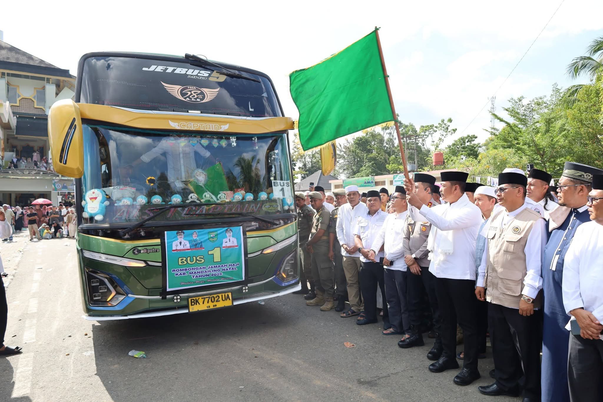 Pemkab Madina Melepaskan Keberangkatan 342 Jema’ah Calon Haji Tahun 2026