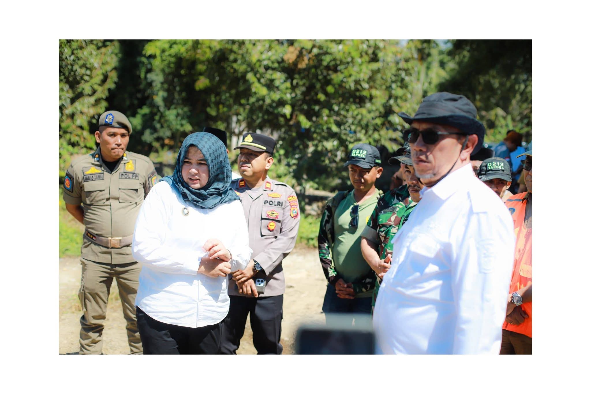 Wakil Bupati Madina  Pantau Pelaksanaan Oplah Di Tangga Bosi III, Dan Naga Juang