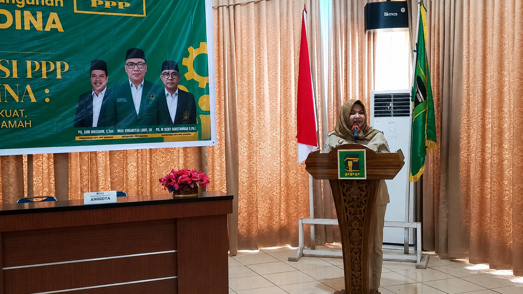 Wakil Bupati Madina Sampaikan Apresiasi di Muscab VI DPC PPP Madina.
