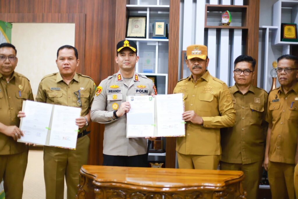 Pemkab Dan Polres Madina Teken MoU Perlindungan Anak Serta Pemberantasan Perdagangan Orang