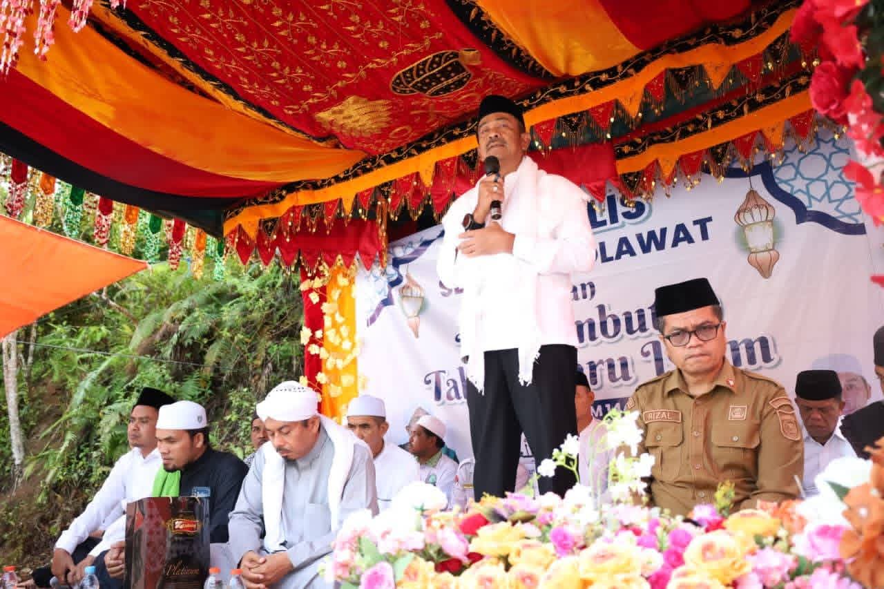Sambut Tahun Buru Islam, Bupati Hadiri Pengajian Sejuta Selawat Di Pagur