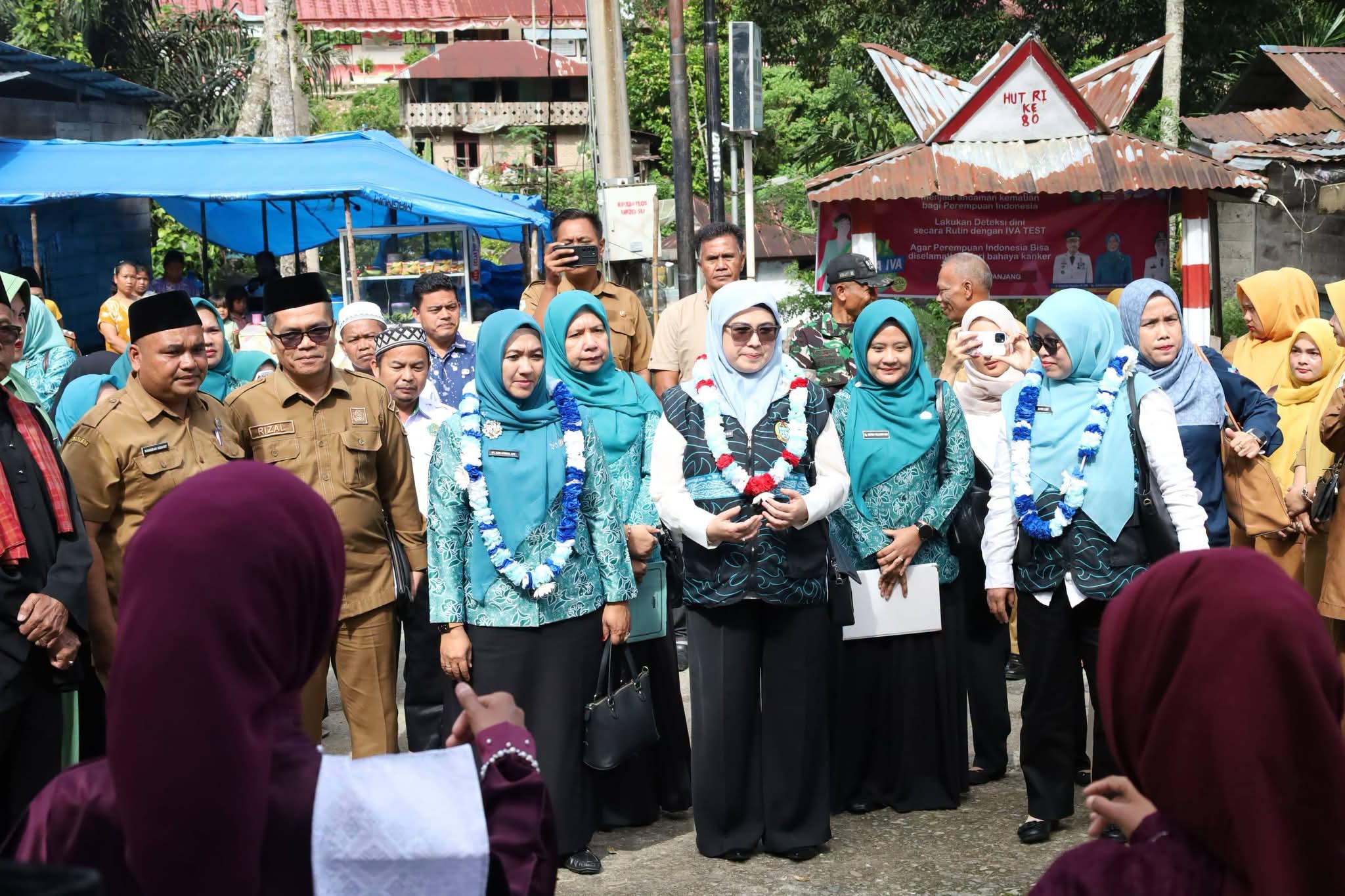Plt. Sekretaris Daerah Madina Monitoring IVA Test Di Muara Sipongi