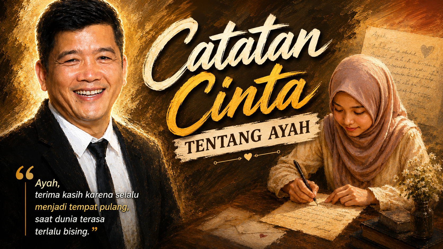 Ayah Dicintai Banyak Orang, Aku Sempat Cemburu.