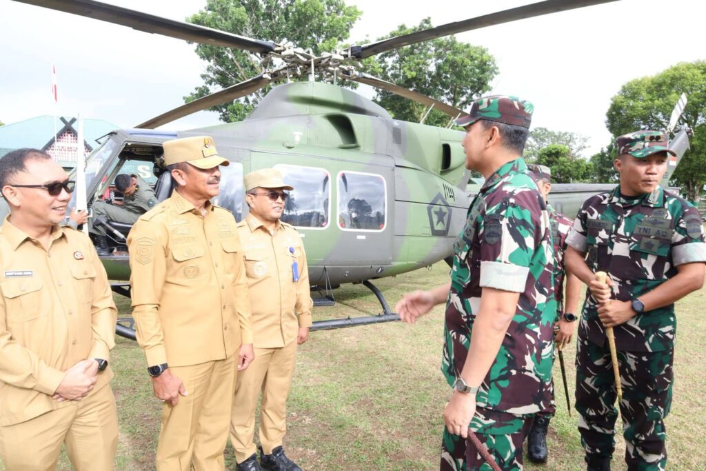 Bupati Saipullah Ikut Menyambut Kehadiran Pangdam Bukit Barisan Kunjungan Kerja Di Tabagsel
