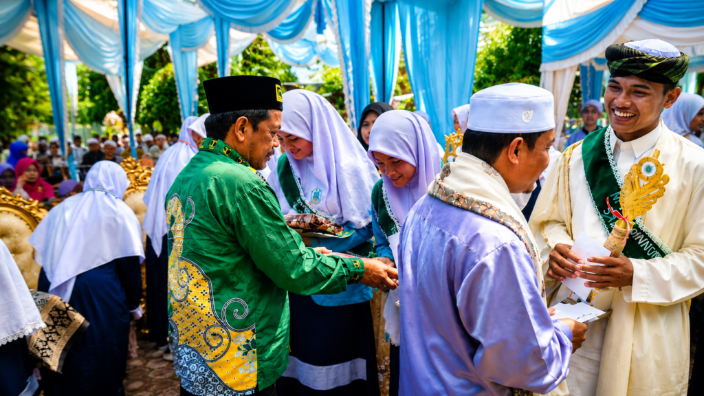 Ketua DPC PPP Madina Apresiasi 25 Santri Terbaik Ponpes Abinnur Al Islam.