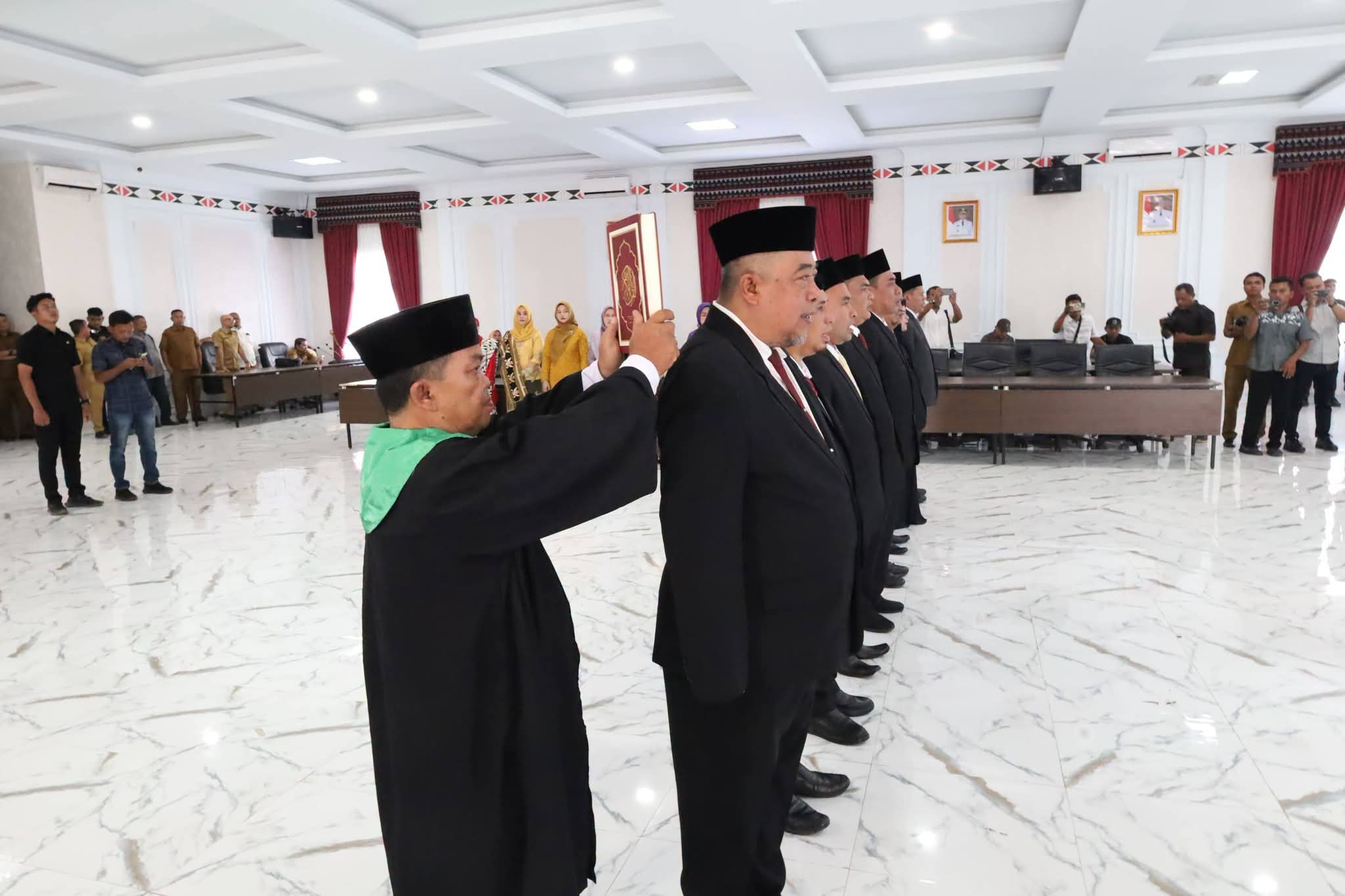 Bupati Madina Lantik Sembilan Pejabat Eselon II Untuk Mengisi Pimpinan Dinas Atau Badan