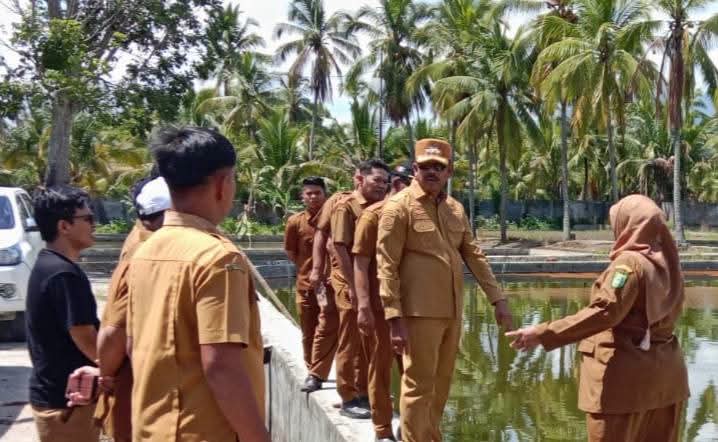 Bupati Mengusulkan Anggaran Rehabilitasi Dua Balai Benih Ikan Di Desa Saba Jambu