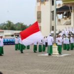 Pemkab Madina Bersama Forkopinda Menggelar Upacara Hari Santri Di Pelataran Mesjid Agung